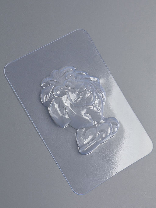 Цена за 10 шт. Форма для мыла пластиковая «Львенок»