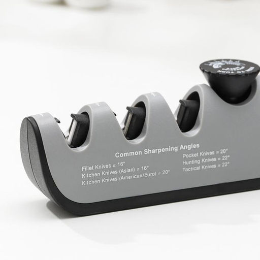 Точилка Hi-tech, 4 в 1, с регулятором угла заточки, серая