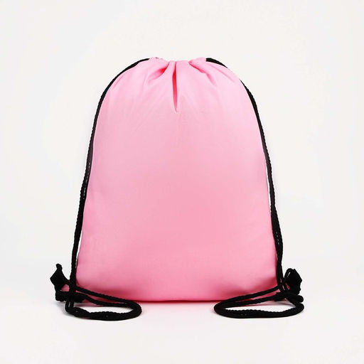 Мешок для обуви на шнурке, цвет розовый - Simaland фото 2