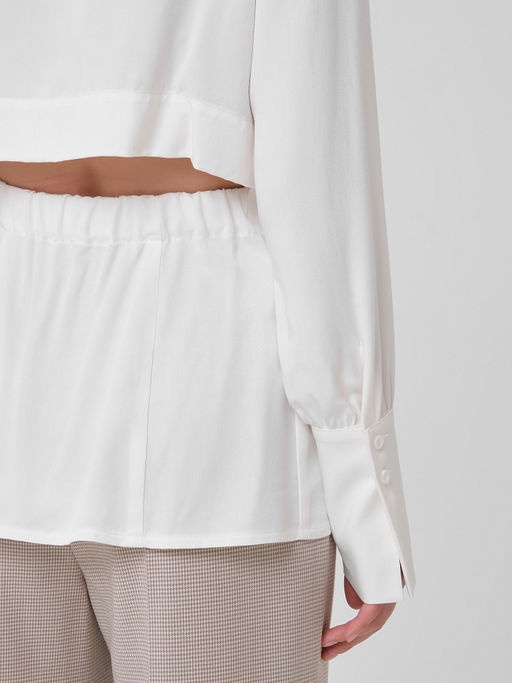 Блузка с отлетной кокеткой - Marchello marchellini фото 6