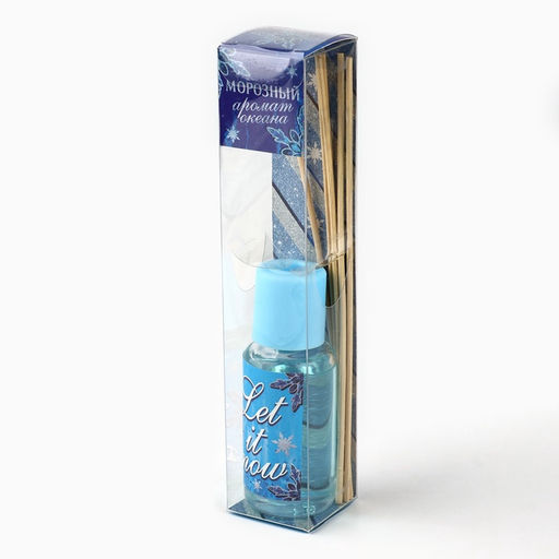 Диффузор ароматический с палочками новогодний Let it snow, аромат морозный океан, 30 мл - Сима-ленд фото 6