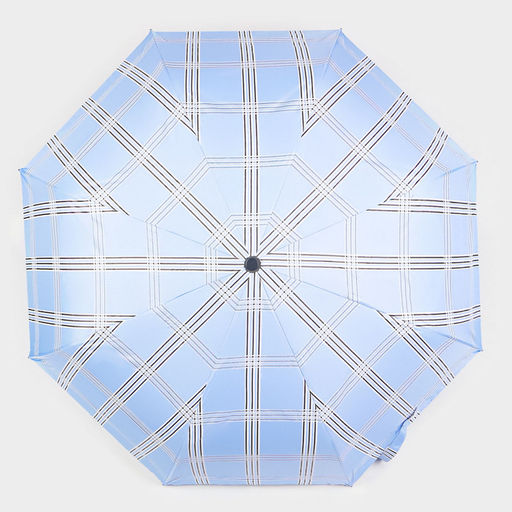 Зонт механический Линии, эпонж, 3 сложения, 8 спиц, R = 47 см, цвет МИКС - Simaland фото 7