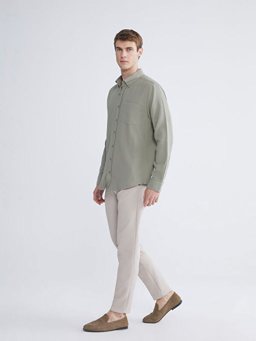 Regular Fit Uzun Kollu Erkek G?mlek