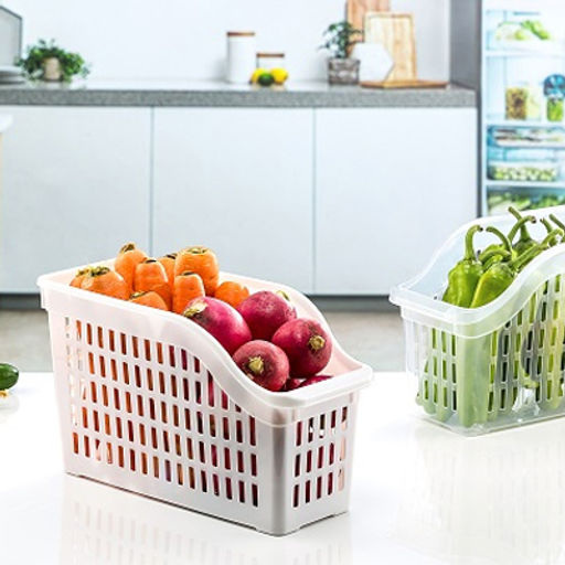 Контейнер-корзинка хозяйственный пластмассовый 12х30х17см (Россия) - Домашняя мода фото 3