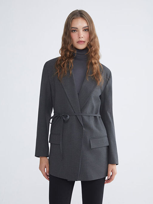 Beli Ku?akl? Kad?n Blazer Ceket