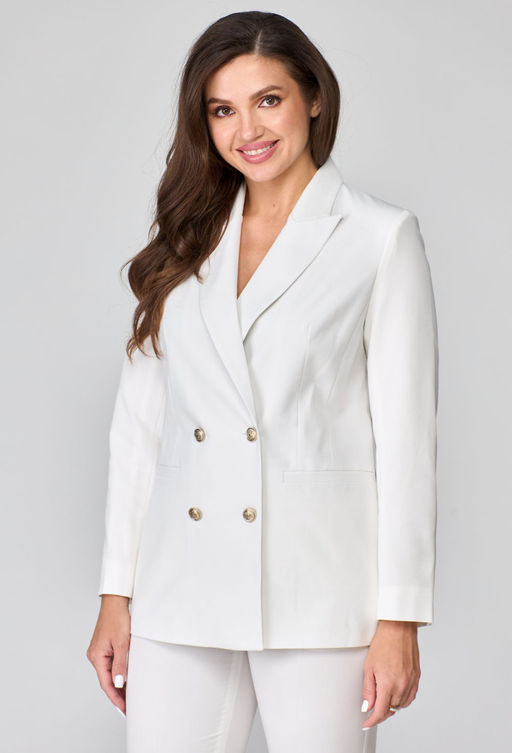 Костюм БелЭльСтиль 724/595 бело-молочный  фото 2