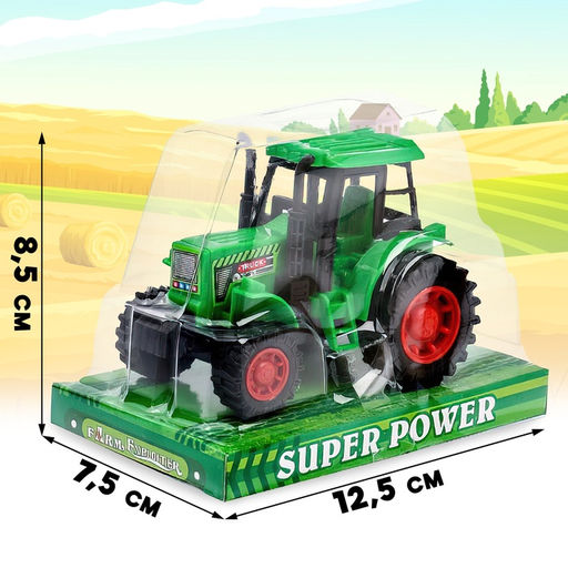 Трактор инерционный Фермерский, цвета МИКС - Simaland фото 9