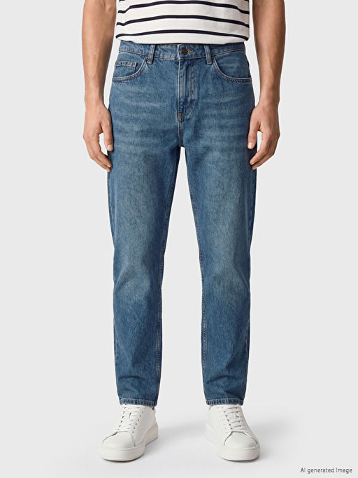 730 Havu? Kal?p Erkek Jean Pantolon