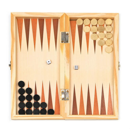 Настольная игра 3 в 1, набор: шахматы, шашки, нарды, 34×34 см