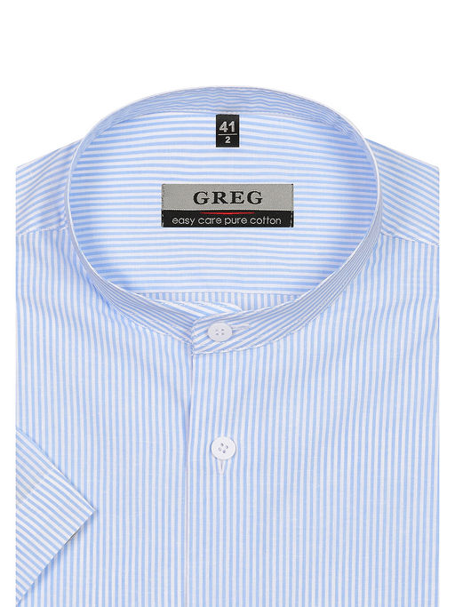 Сорочка мужская короткий рукав GREG 211/007/0233/ZS  фото 3