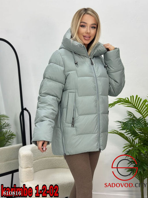 Женская зимняя куртка с капюшоном - Bruno фото 3