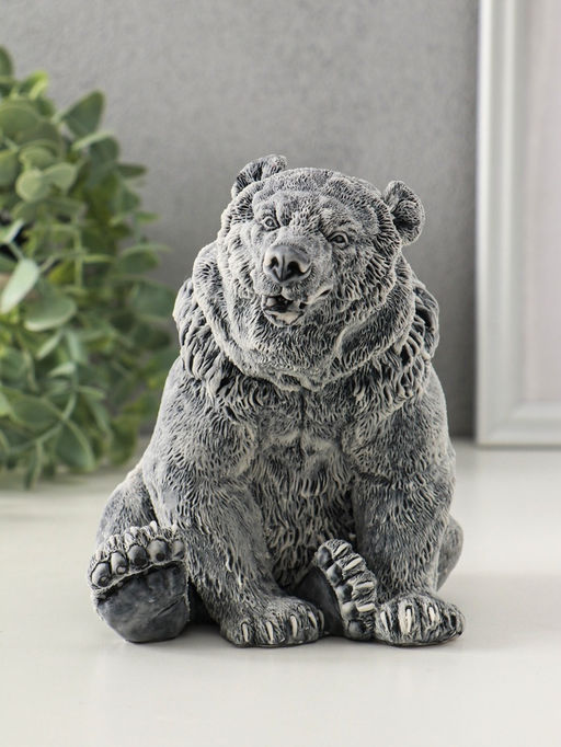 Сувенир "Медведь бурый сидит" 12,5 см