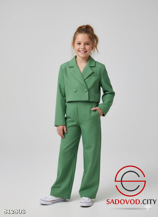 Костюм для девочки штаны и пиджак