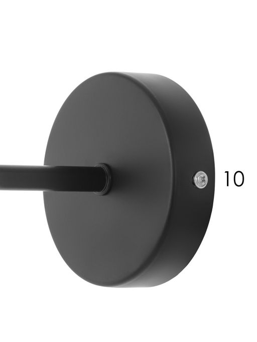 Бра 11014/1w, 1хE14, 40 Вт, чёрный