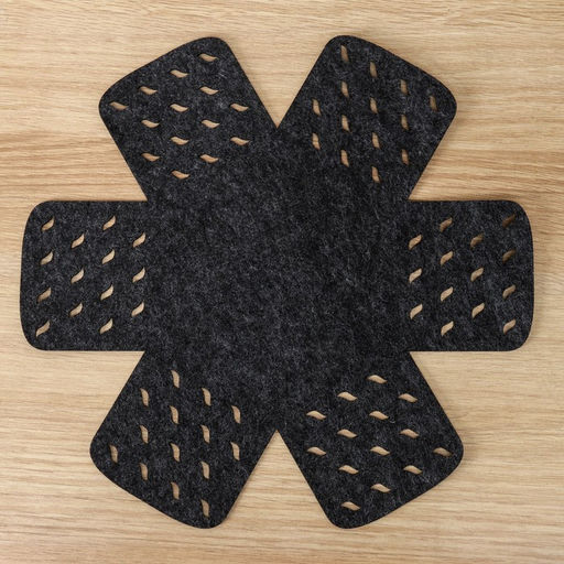 Салфетки - вкладыши для посуды Доляна «Грэй», 2 шт, 38×38 см