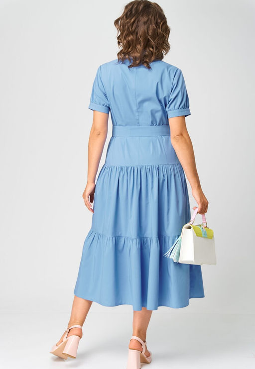 Платье EVA GRANT 7168С голубой