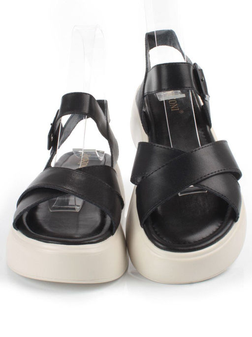 08-PEY256-2 BLACK Босоножки женские (натуральная кожа) - Фабричный китай фото 9