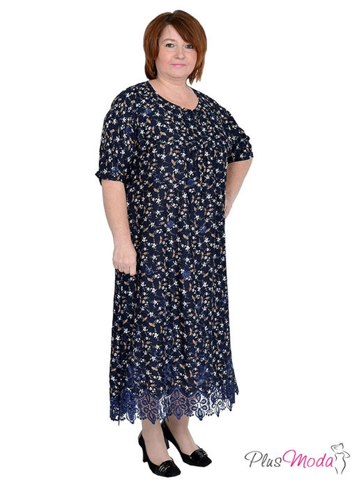 Платье Модель №595 размеры 44-82 - Plusmoda фото 3