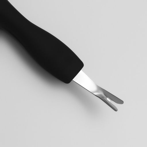 Цена за 2 шт. Триммер - пушер, 12 см, покрытие Soft Touch, чёрный