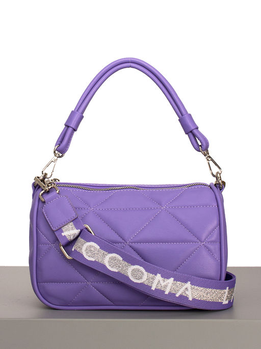 LACCOMA сумка Айлин-Ф826-фиолетовый эко кожа хлопок  фото 3