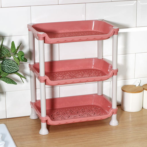 Этажёрка настольная 3 яруса «Пастель», МИКС