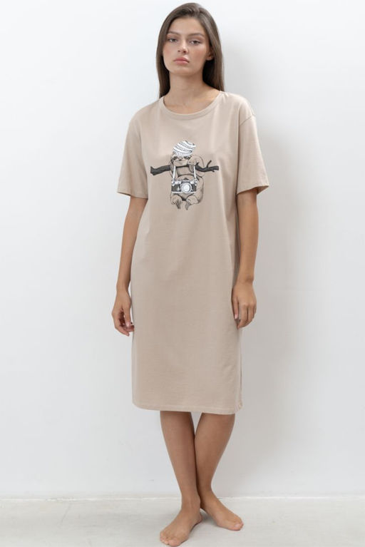 СОРОЧКА ЖЕНСКАЯ арт. 5501W-70126.4H-134.1281 - Almando melado фото 2