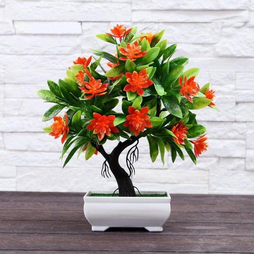 Бонсай в горшке «Волнистые цветы», 10×24 см, МИКС