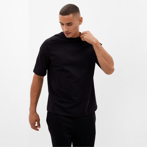 Футболка мужская MINAKU: Basic line MAN цвет черный, р-р 56