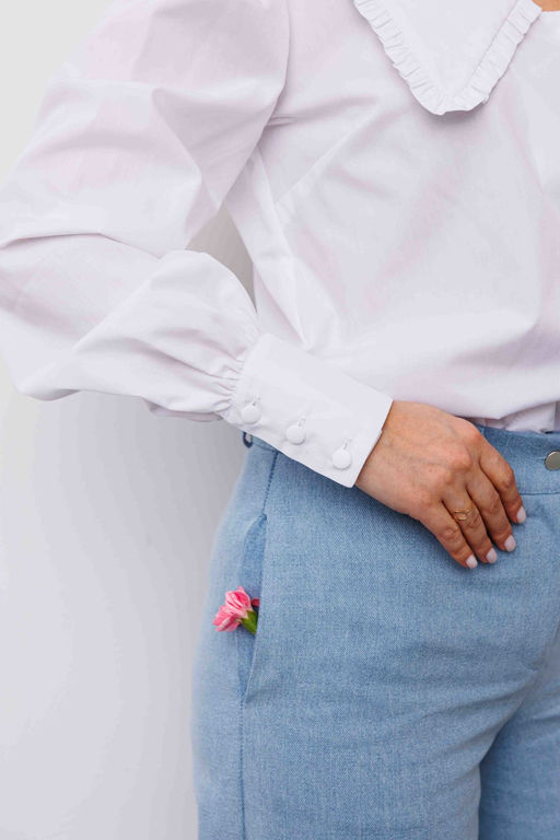 Брюки AURA 4131-176 голубой