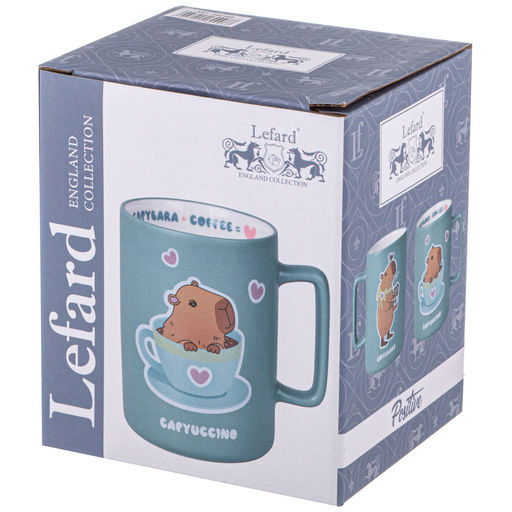 Кружка Lefard Capybara+Coffee 400 мл фарфор  фото 3