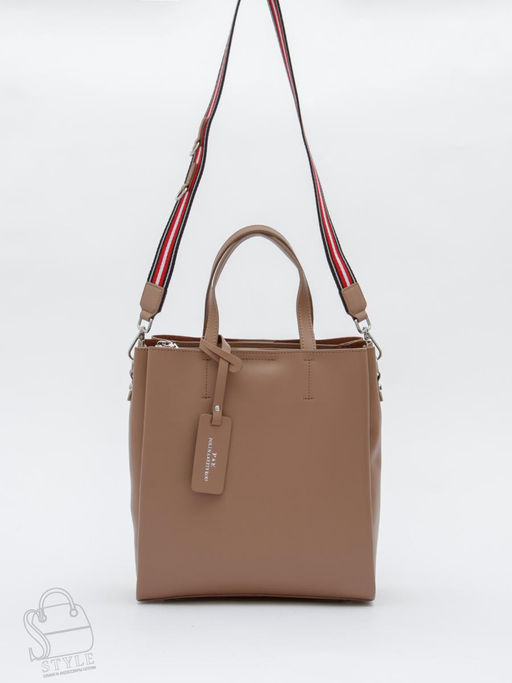 Сумка женская кожаная 6062L d.apricot Polina&Eiterou