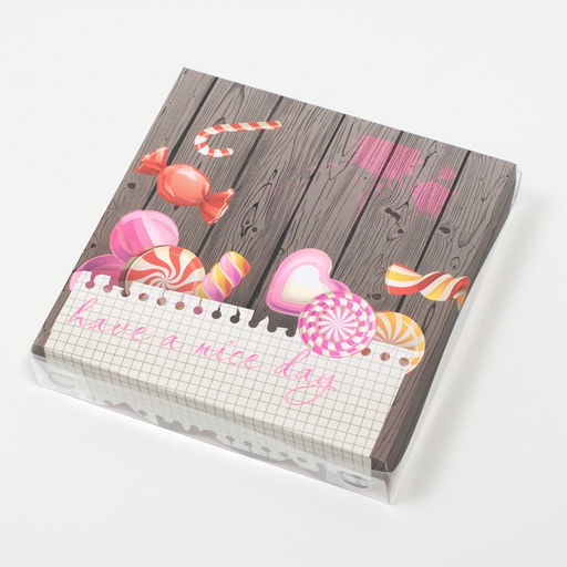 Цена за 5 шт. Коробка для печенья, «Хорошего дня», 15×15×3 см