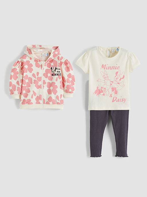 Minnie Mouse Bask?l? K?z Bebek Tak?m