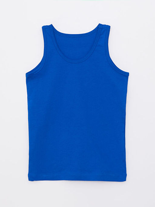 Bisiklet Yaka Basic Pamuklu Erkek ?ocuk Atlet 2li - Waikiki фото 3