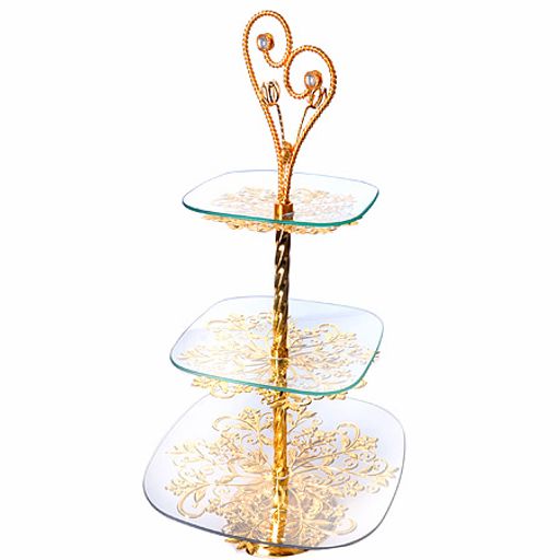 30423 Конфетница 3х ярус. ВАНЕССА-ПРЕМИУМ LR (х6) - Mayer&boch фото 2