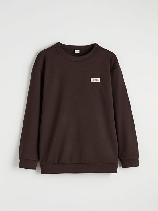 Bisiklet Yaka Erkek ?ocuk Sweatshirt