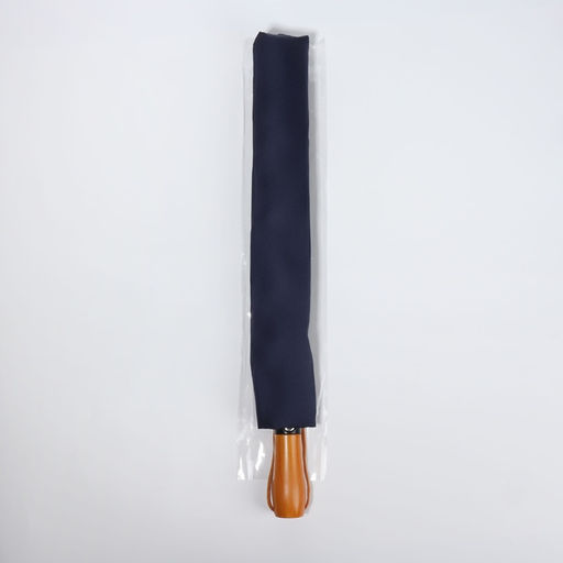 Зонт полуавтоматический «Однотонный», эпонж, 3 сложения, 8 спиц, R=60/70 см, D=120 см, синий