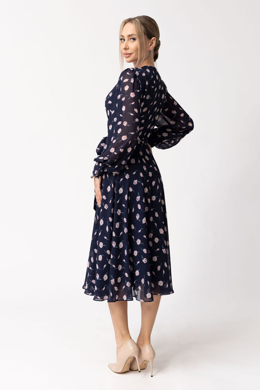 Платье Golden Valley 4894-1 темно-синий  фото 2