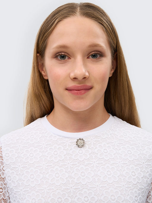 Блузка белый 181230306а - Nota bene фото 7