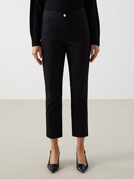 Straight Fit Kad?n Jean Pantolon