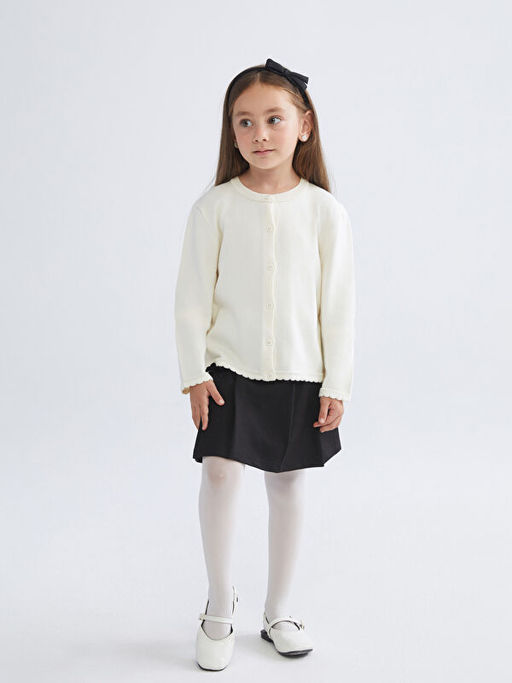 Bisiklet Yaka K?z ?ocuk Triko H?rka