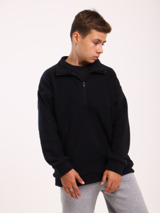 Толстовка для мальчика  девочкиСлалом черный Ладошки  фото 13