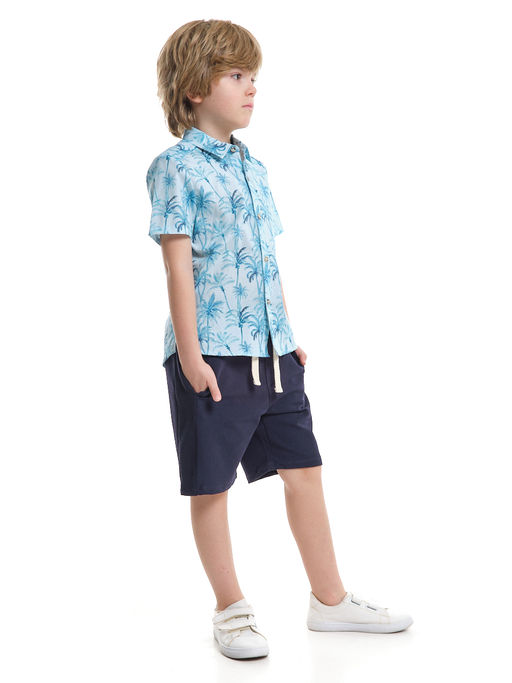Рубашка для мальчика UD 6440 пальма - Mini maxi фото 5