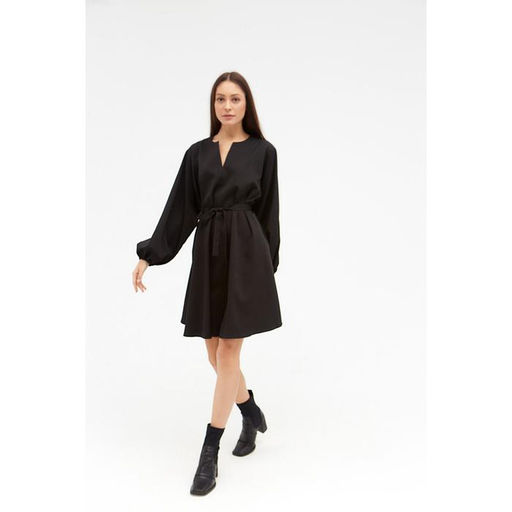Платье женское короткое MIST: Dresses, чёрное, размер 48-50