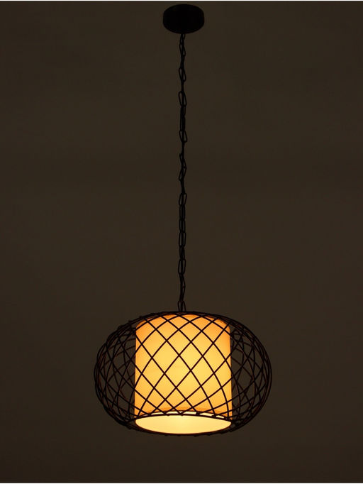 Светильник потолочный BayerLux Lotte, 1×40 Вт, Е27, черный, 36×36×26+80 см