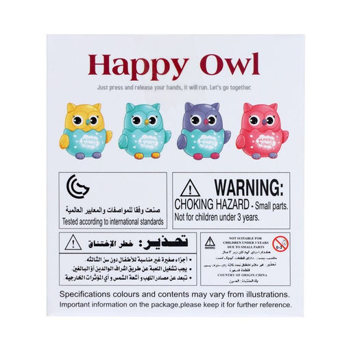 Игрушка инерционная «Сова», МИКС