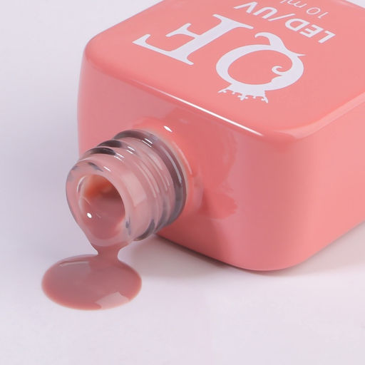 Гель лак для ногтей, камуфлирующий, трехфазный, 10 мл, LED/UV, нюдовый (6)