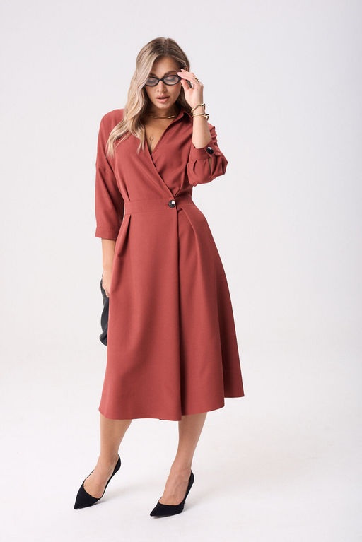 Платье Anastasia 1229.2 клюква