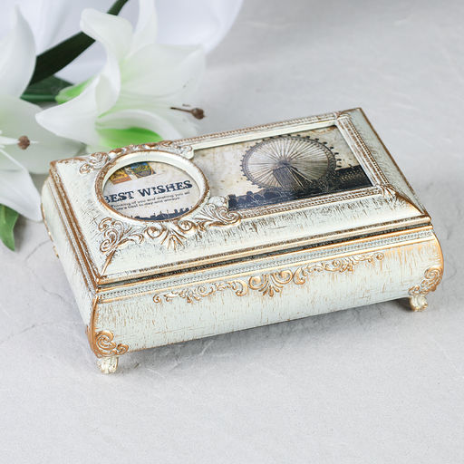 Шкатулка музыкальная / 63310E /уп 36/пластик - Галеонтрейд фото 3