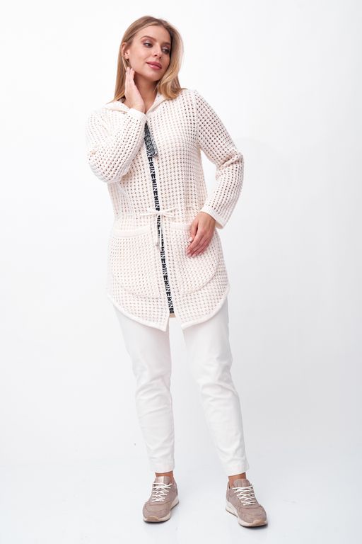 Кардиган В 1817/молочный (1350) - Злата Стиль фото 6